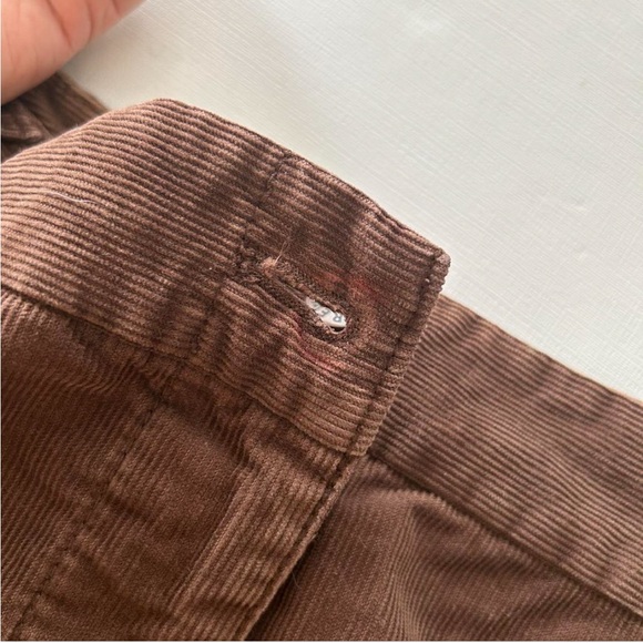 Brown J. Crew corduroy mini skirt with pockets size 6. - Picture 6 of 8